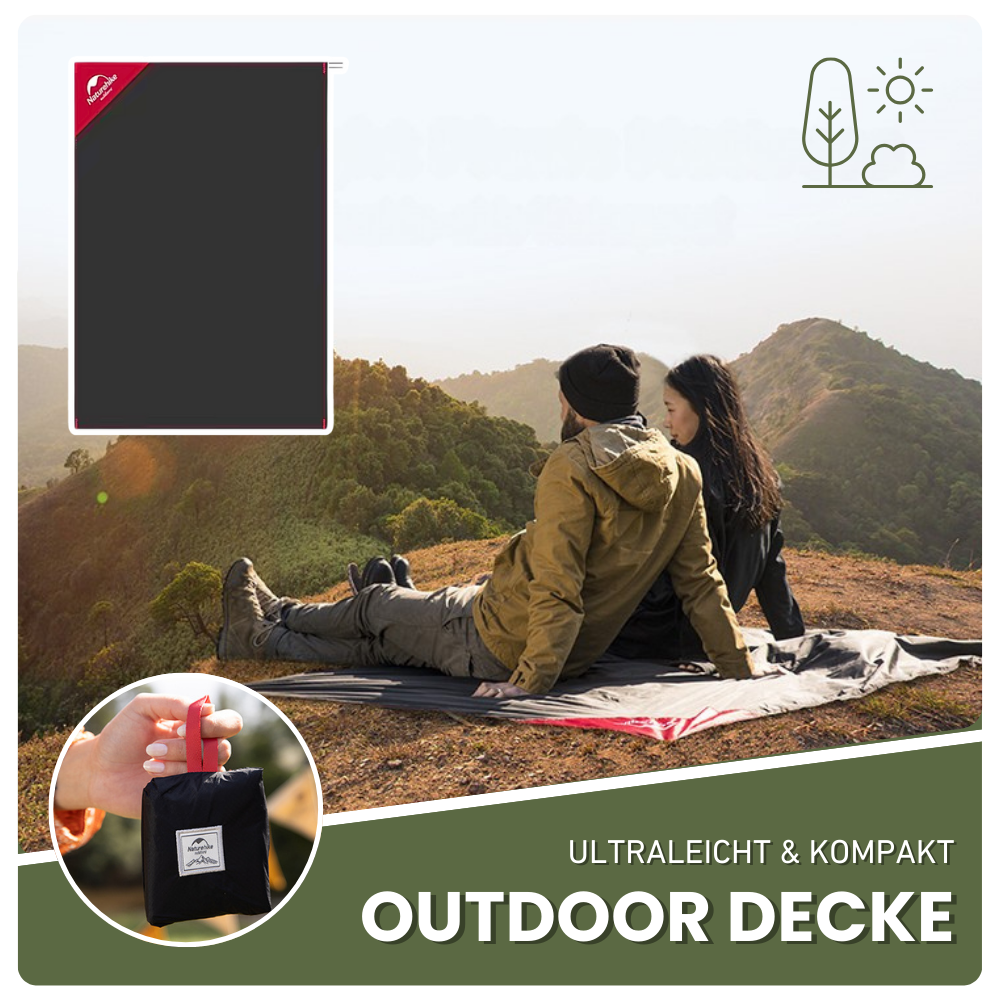 Ultraleichte Outdoor-Decke – Kompakt, leicht und wasserabweisend