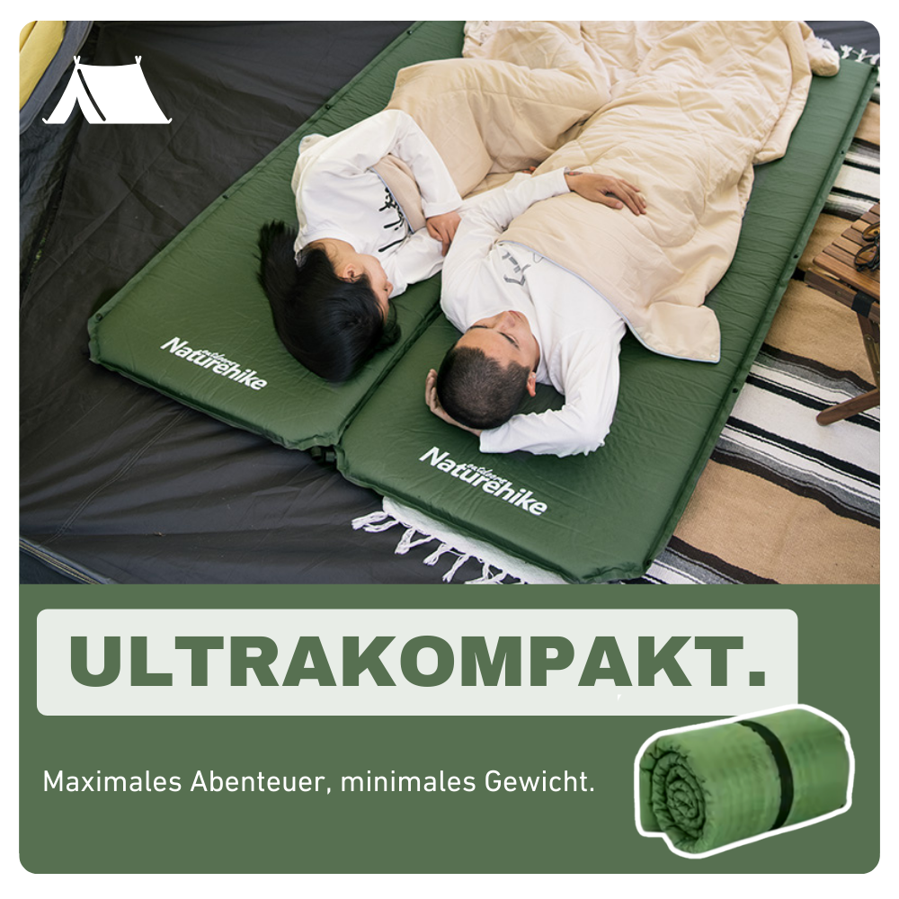 Selbstaufblasende Outdoor-Matte – Komfort ohne Kompressor