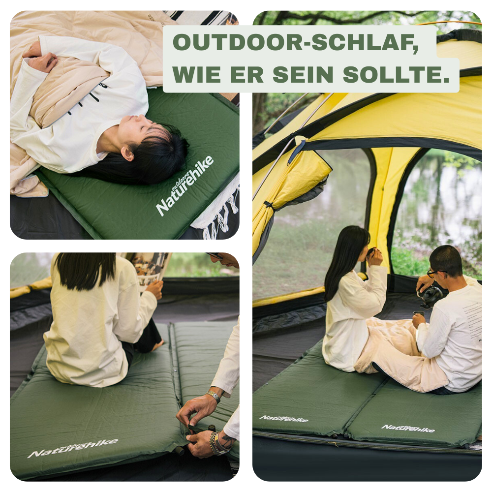 Selbstaufblasende Outdoor-Matte – Komfort ohne Kompressor