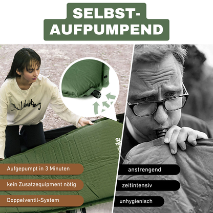 Selbstaufblasende Outdoor-Matte – Komfort ohne Kompressor