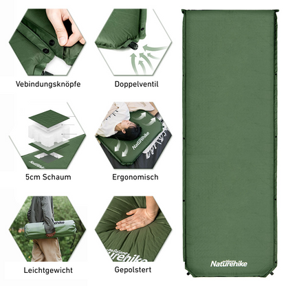 Selbstaufblasende Outdoor-Matte – Komfort ohne Kompressor