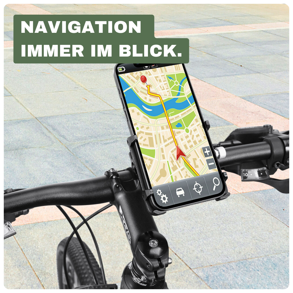 360° Smartphone-Halter fürs Bike – Sichere Navigation, volle Kontrolle